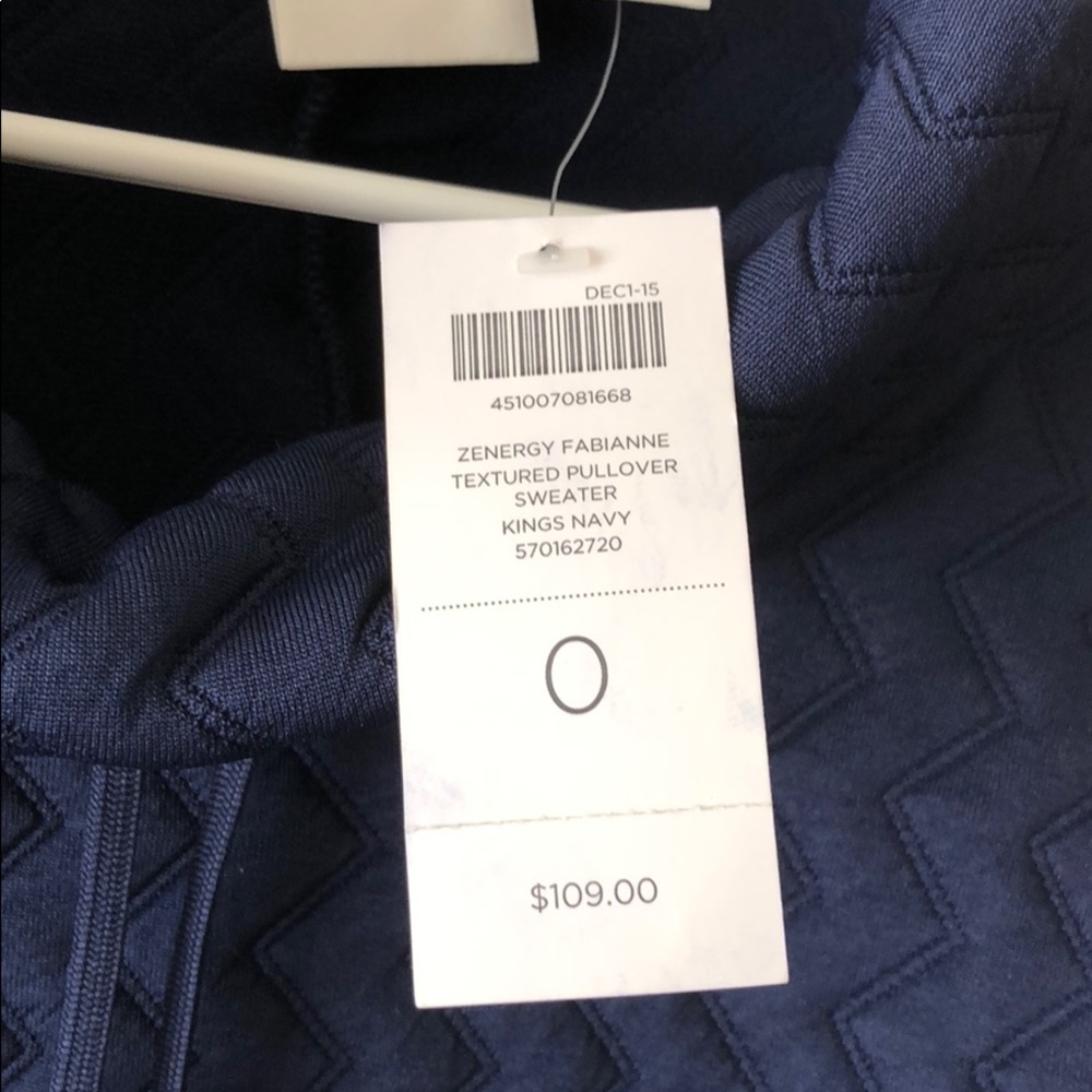 NWT! {Chico’s} Zenergy Textured Pullover - Picture 3 of 5